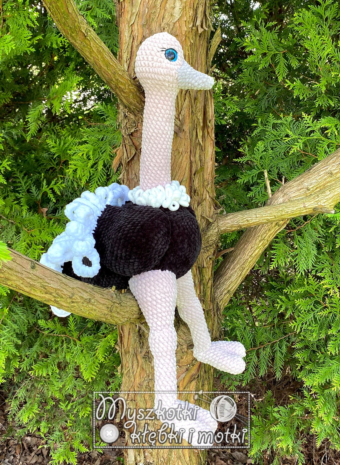 Oscar the Ostrich 25 / Big Bird Crochet PATTERN by Etsy