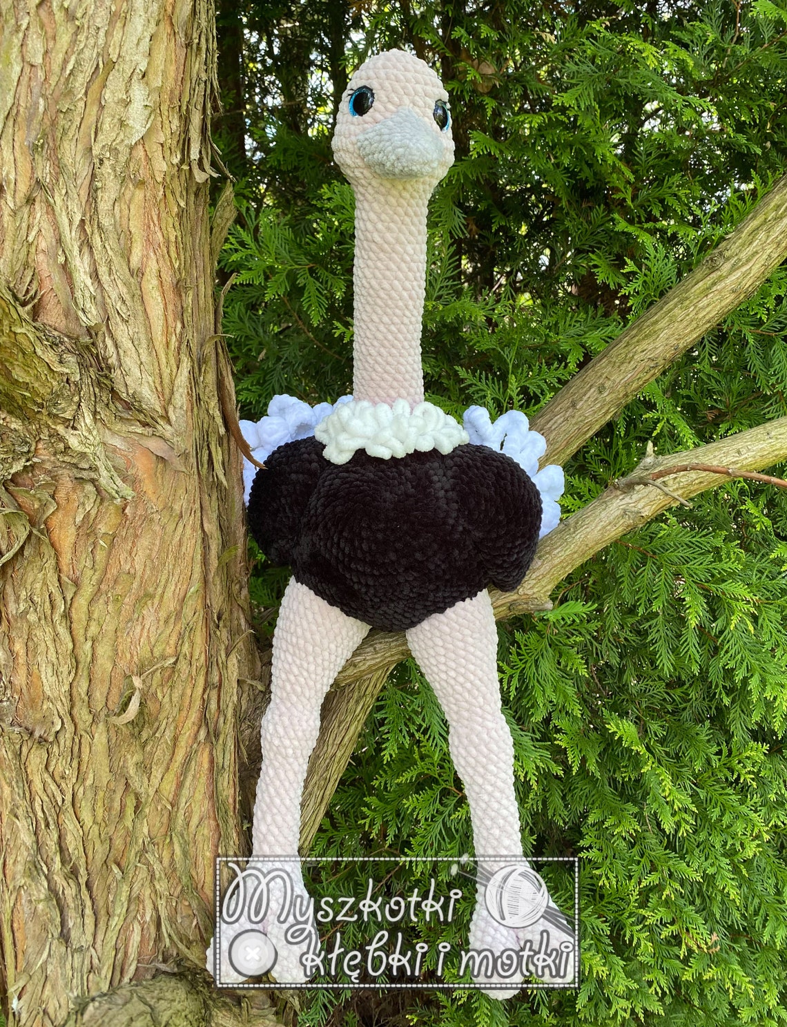 Oscar the Ostrich 25 / Big Bird Crochet PATTERN by Etsy