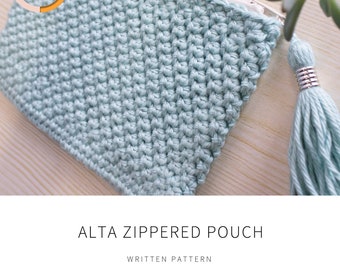 PDF PATTERN | Crochet Alta Zippered Pouch