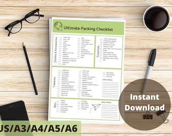 Cruise Packing List Printable • Vacation Essentials (PDF Download)