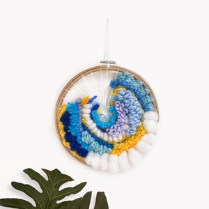 Colourful Circular Woven Wall Hanging/Weave/Wall Art/Wall Decor/Interior Decor/Home Decor/
