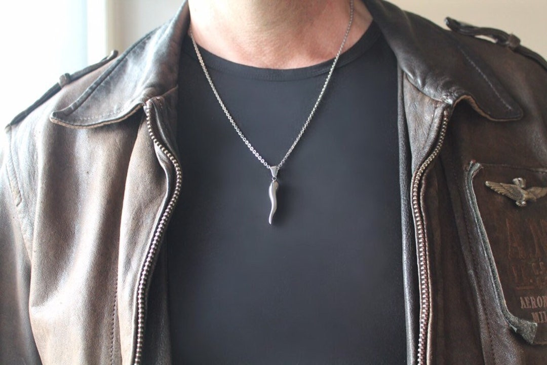 Italian Horn Necklace Cornicello Necklace Necklace Etsy