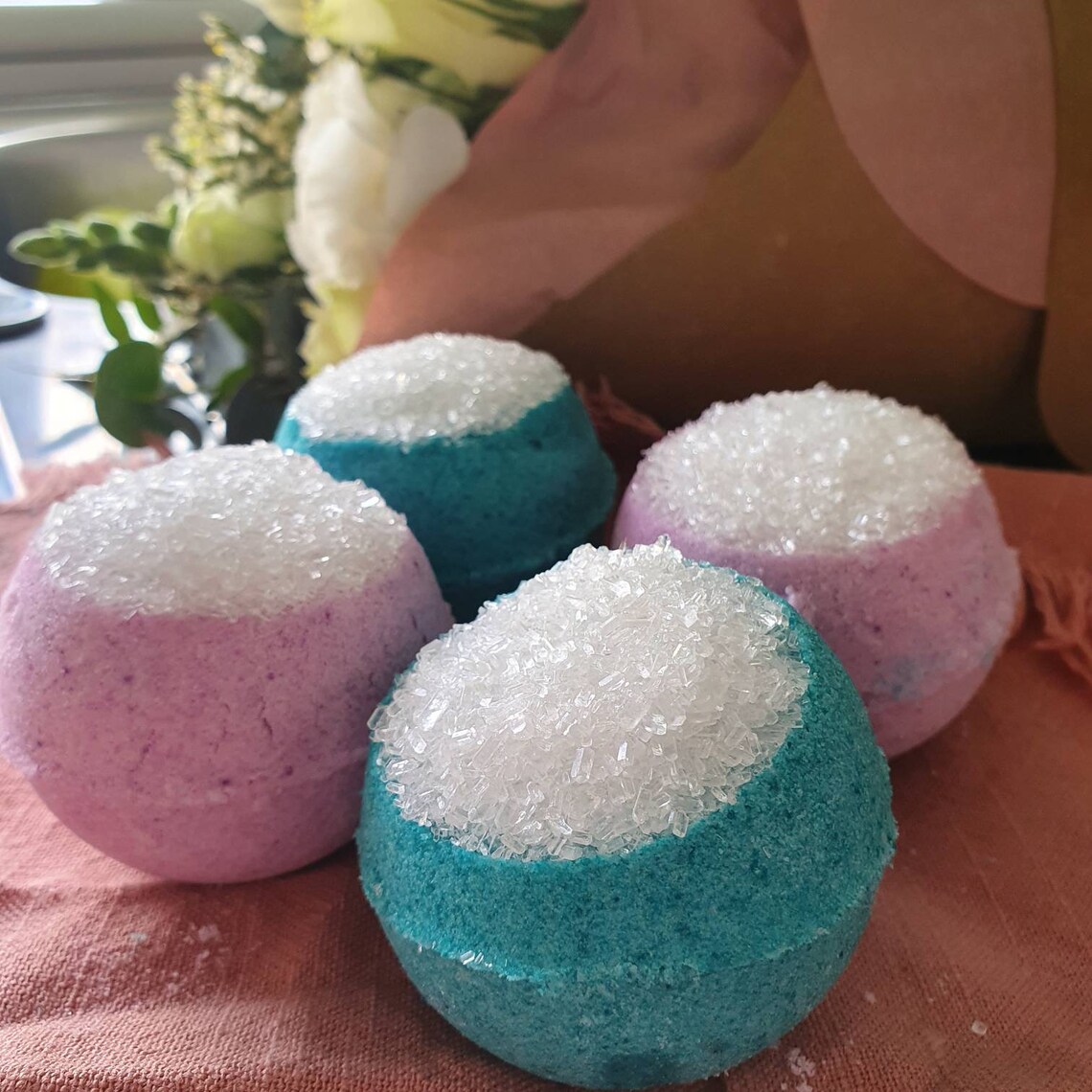 Luxury self care bath bombs box of 3 Etsy