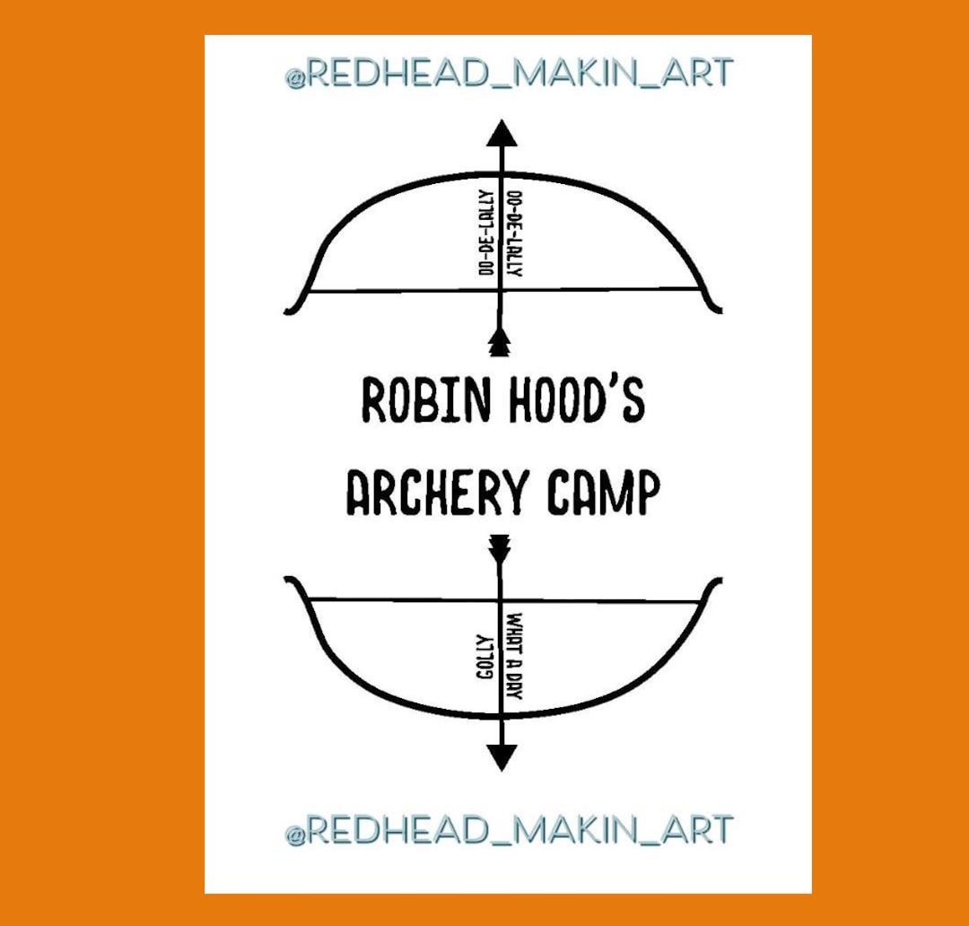 Robin Hood's Archery Camp | SVG, PNG, & JPEG - Etsy