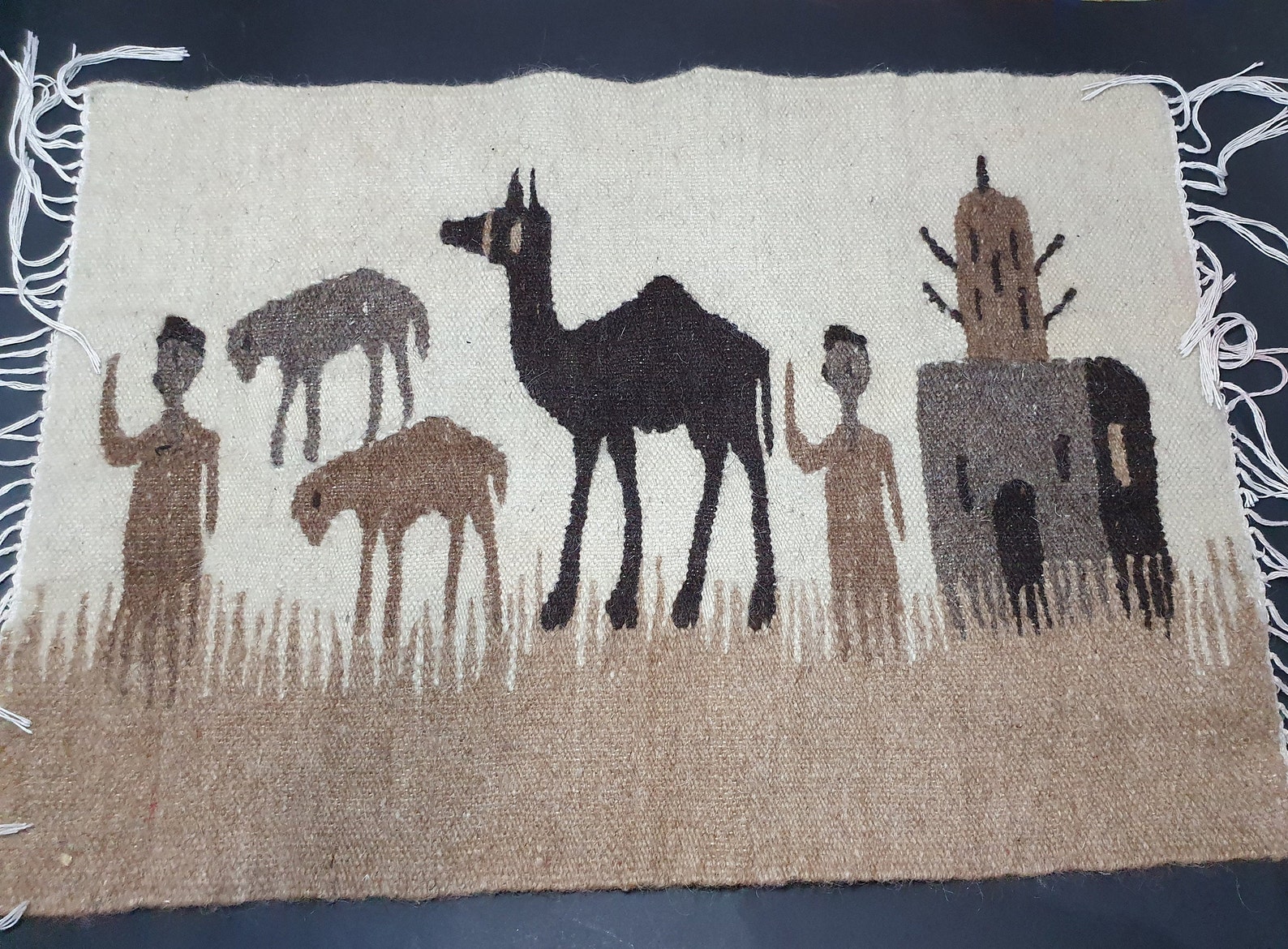 Rug camel wool rug handmade rug Egypt rug oriental rare Etsy