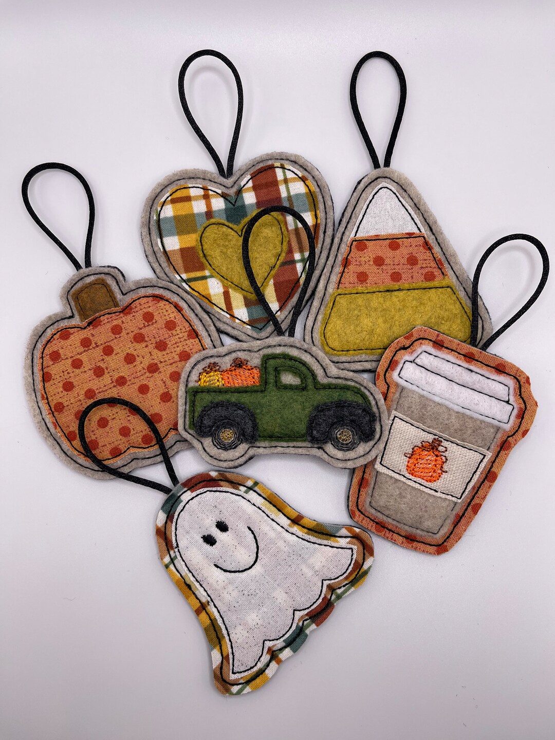 MINI Fall Ornament Set // Mini Tree Ornament Set - Etsy