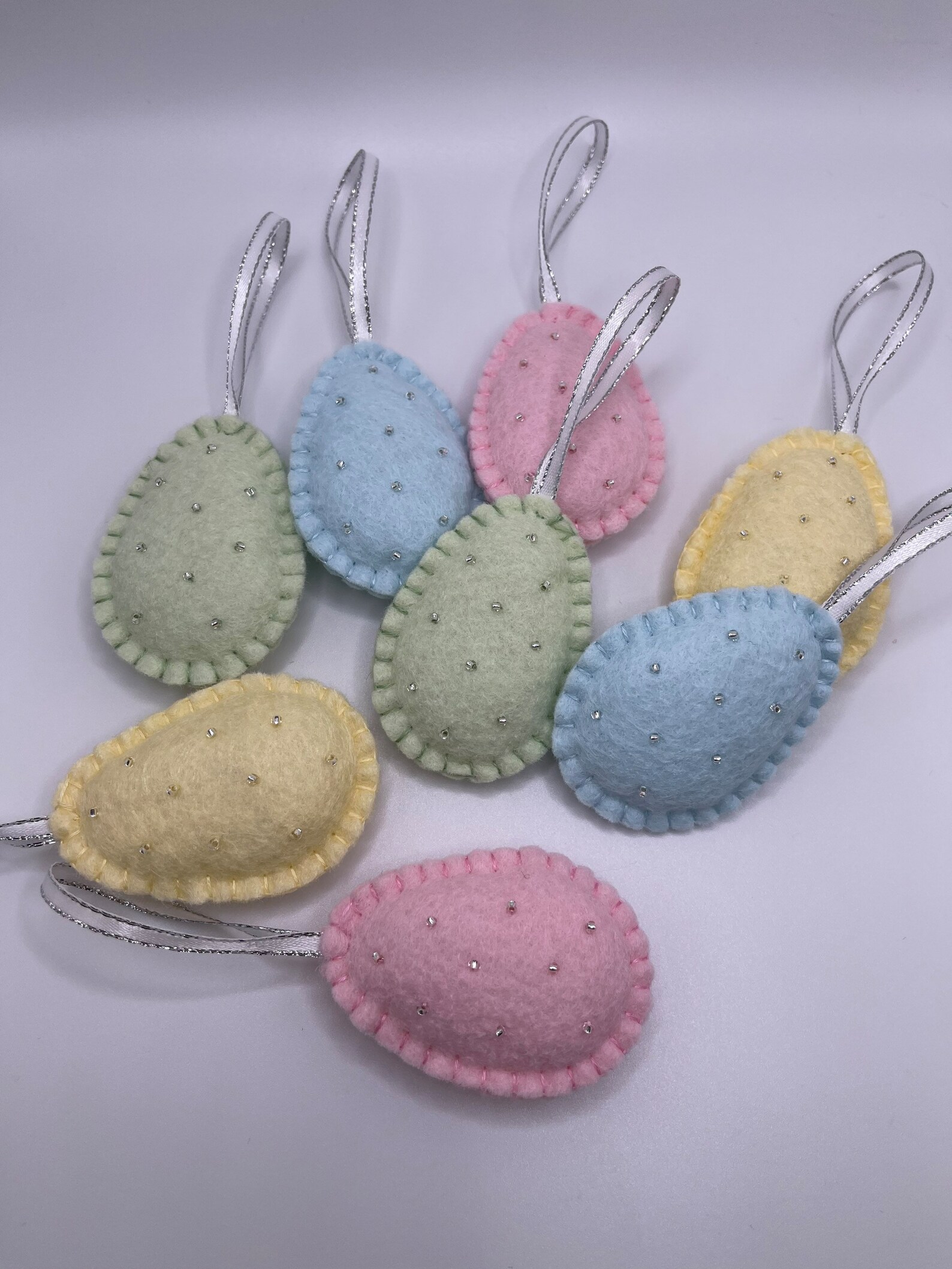 Mini Easter Egg Ornaments // Spring Ornaments // Mini Egg Etsy