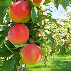 2 HONEYCRISP semi dwarf apple trees 2 ft tall now plant now ! easy to grow variety produces quickly FREE shipping