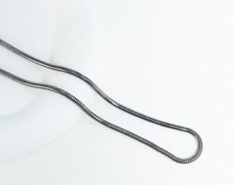 Cordón bolo de serpiente metálica, para hacer corbatas (2,5 mm)