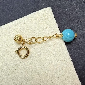 1 Stück 18K Massivgold Verlängerungskette, Gelbgold Lotus Kettenverlängerung mit Federringverschluss, Halsketten-Verlängerungskette 22mm