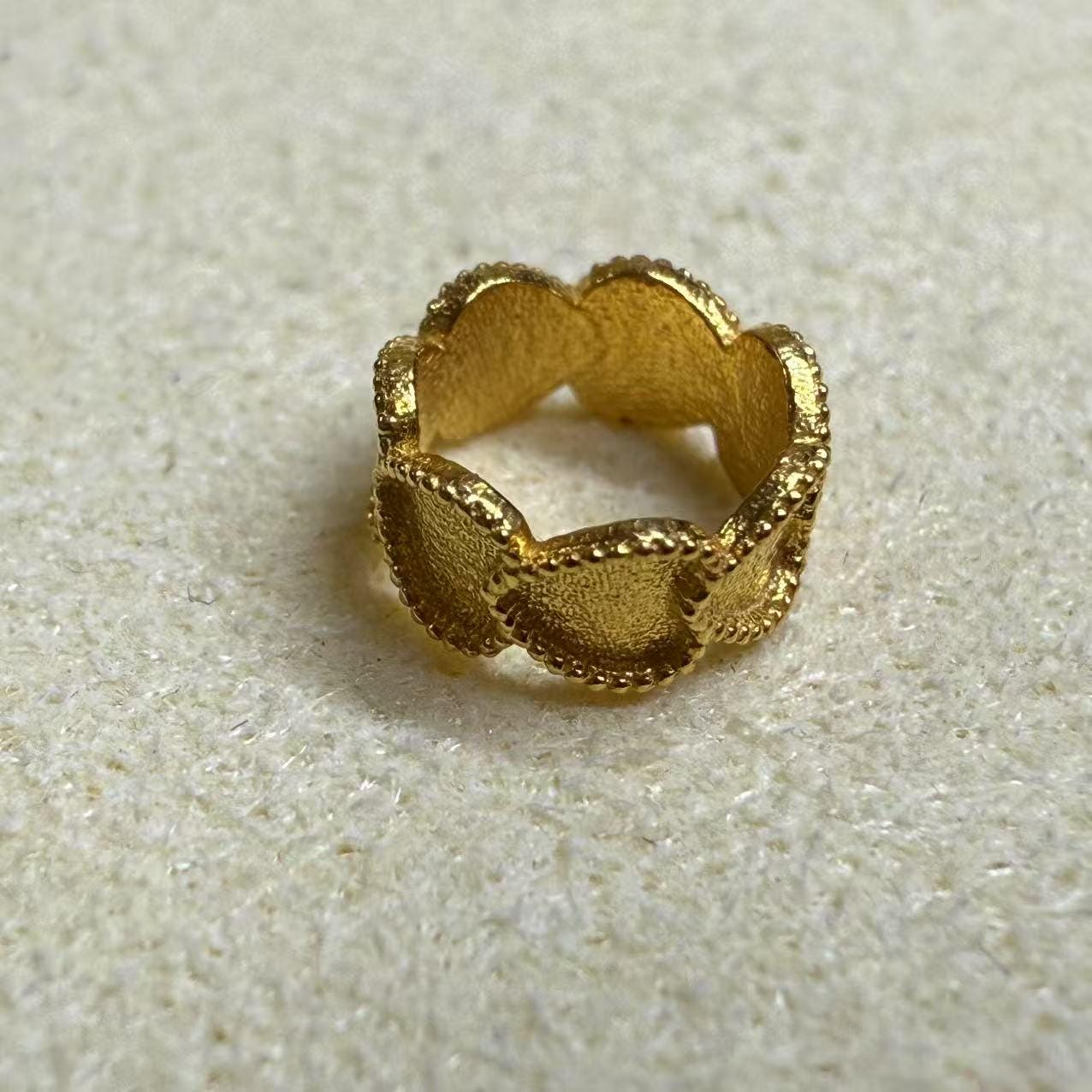 1pc 18K Solid Gold Heart Bead, Solid Gold Pony Love Bead, Sweetheart Bead, Valentine Bead, Large Hole Bead Spacer for Bracelet Necklace 6mm