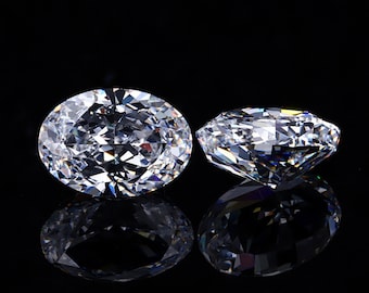 White Round Brilliant Cut Cubic Zirconia, CZ Gemstones for Jewelry,HQ Cubic Zirconia Loose Stone for Prong Settings 5*7mm 6*8mm 7*9mm 7*10mm