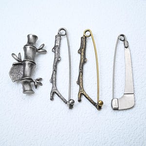 Decorative Safety Pins Pin Brooch Shawl pin Nickel Free DIY jewelry making Supply Vintage Safety Pin Decoration For Clothing