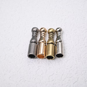 2/10pcs Bolo Tie Ends, Vintage Bolo Tie Tips, Bolo Tie supplies, Gold & Silver Varieties, Bolo Ties making