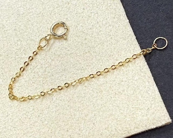 AU750 18Kソリッドホワイトゴールドケーブルチェーンネックレス