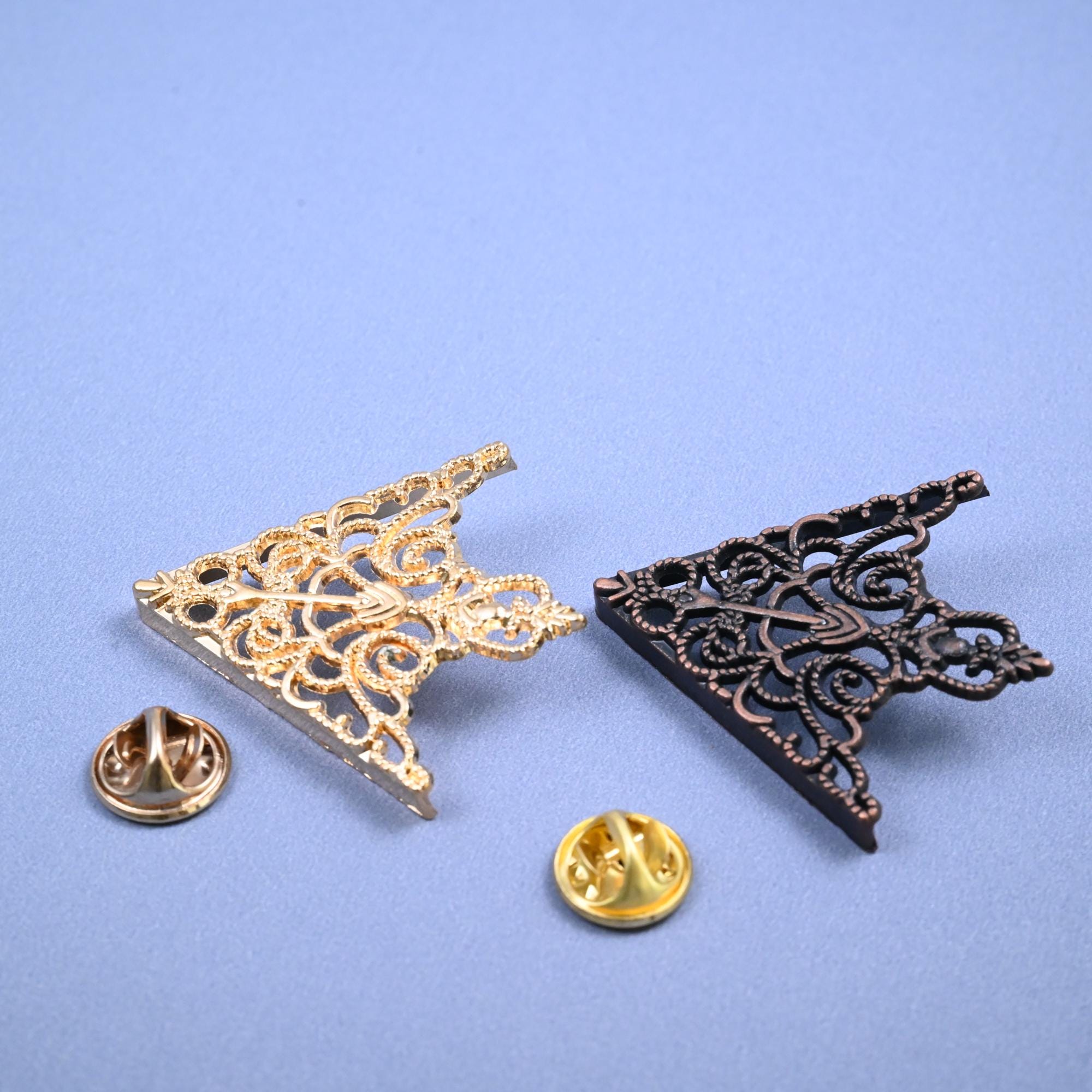 Triangular Collars Triangle Collar Pin, Collar Tips, Collar Studs, Collar Pins Collar Tips ...