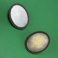 30*40mm inner Bolo Settings, Bolo slides, Bolo backings, Bolo Ties Making Supplies, Bolo Buckle Designs DIY Supplies ( 2/12 pieces)