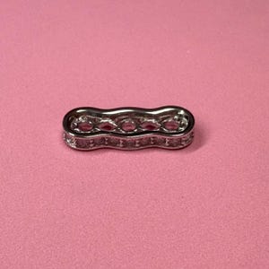 Sterling Silver 2/3/4 Holes Oval Beads, Slider Bar Bead Connector, Pearl Bar Bead, Bracelet Connector, Chain Findings, Pearl Jewelry