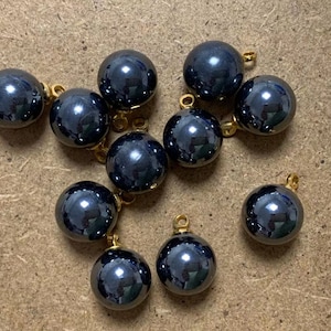 10pcs Resin Round Pearl Shank Buttons, 9 colors Round Pearl Buttons with wire shank, SIZE ( 10mm) Pearl buttons