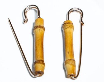 安全ピン 30個 シルバーカラー ブローチピン フラットパッド付き