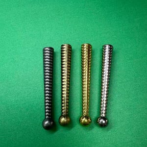 2/10pcs Spiral Bolo Tie Ends, Vintage Bolo Tie Tips, Bolo Tie supplies, Gold & Silver Varieties, Bolo Ties making