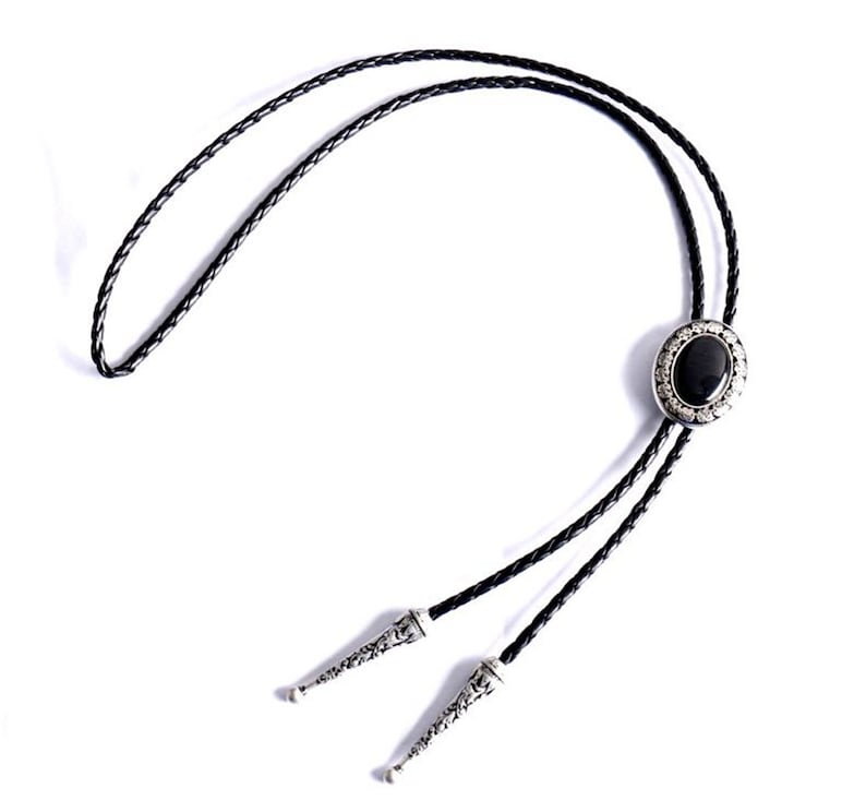 Bolo Settings Bolo Tie diy supplies, Western Style Oval Bolo TieWedding Necklace for Men Women Groomsmen Bridegroom, DIY gift for him/her, image 5