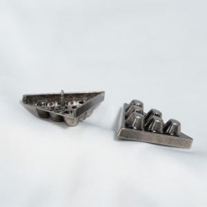 Victorian Steampunk Collar Pins, Zinc Alloy Triangle Collar Tips image 10
