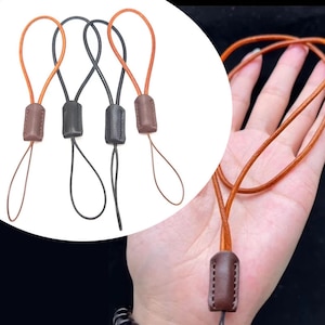 Leather Mobile Phone Lanyard, Wrist Strap for Phone Holder, Phone Wristlet, Phone Charm Strap, Key Chain, Phone Accessory (color random)