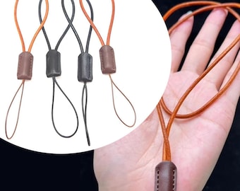 Leather Mobile Phone Lanyard, Wrist Strap for Phone Holder, Phone Wristlet, Phone Charm Strap, Key Chain, Phone Accessory (color random)