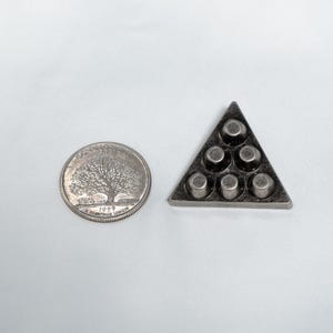 Victorian Steampunk Collar Pins, Zinc Alloy Triangle Collar Tips image 9