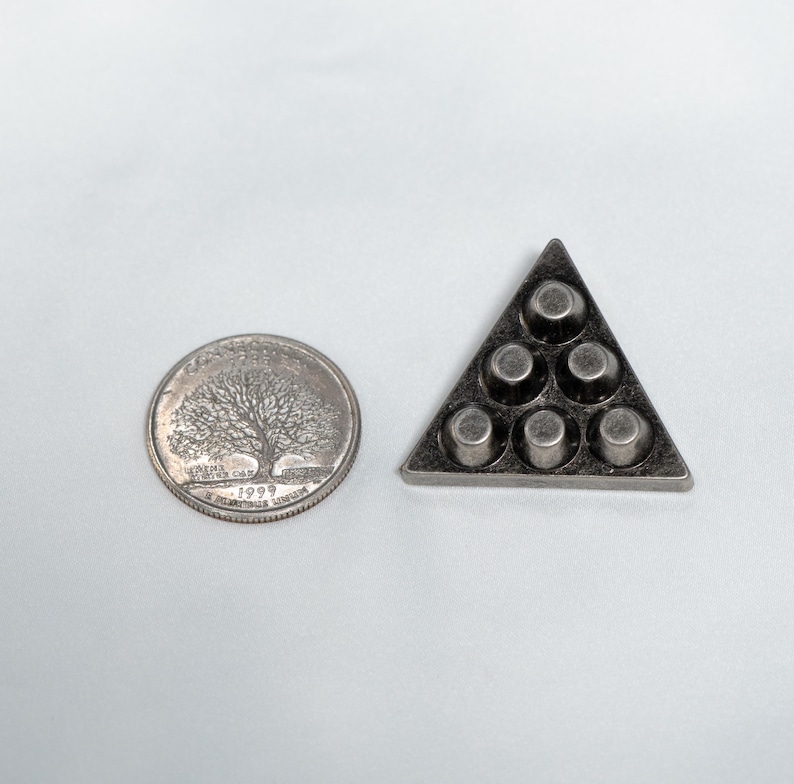 Victorian Steampunk Collar Pins, Zinc Alloy Triangle Collar Tips image 9