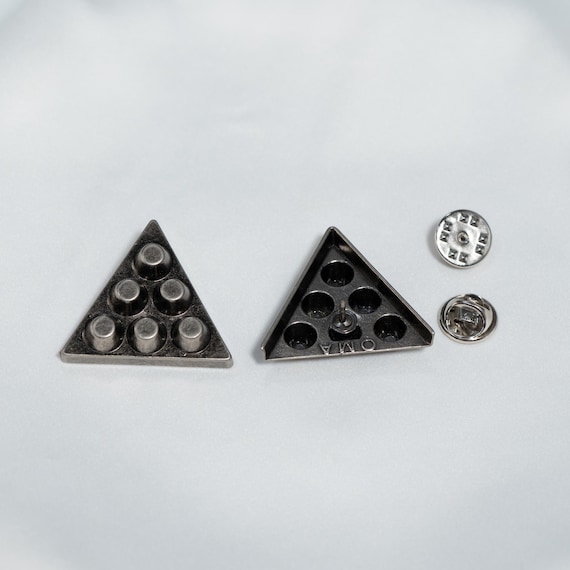 Victorian Steampunk Collar Pins, Zinc Alloy Triangle Collar Tips