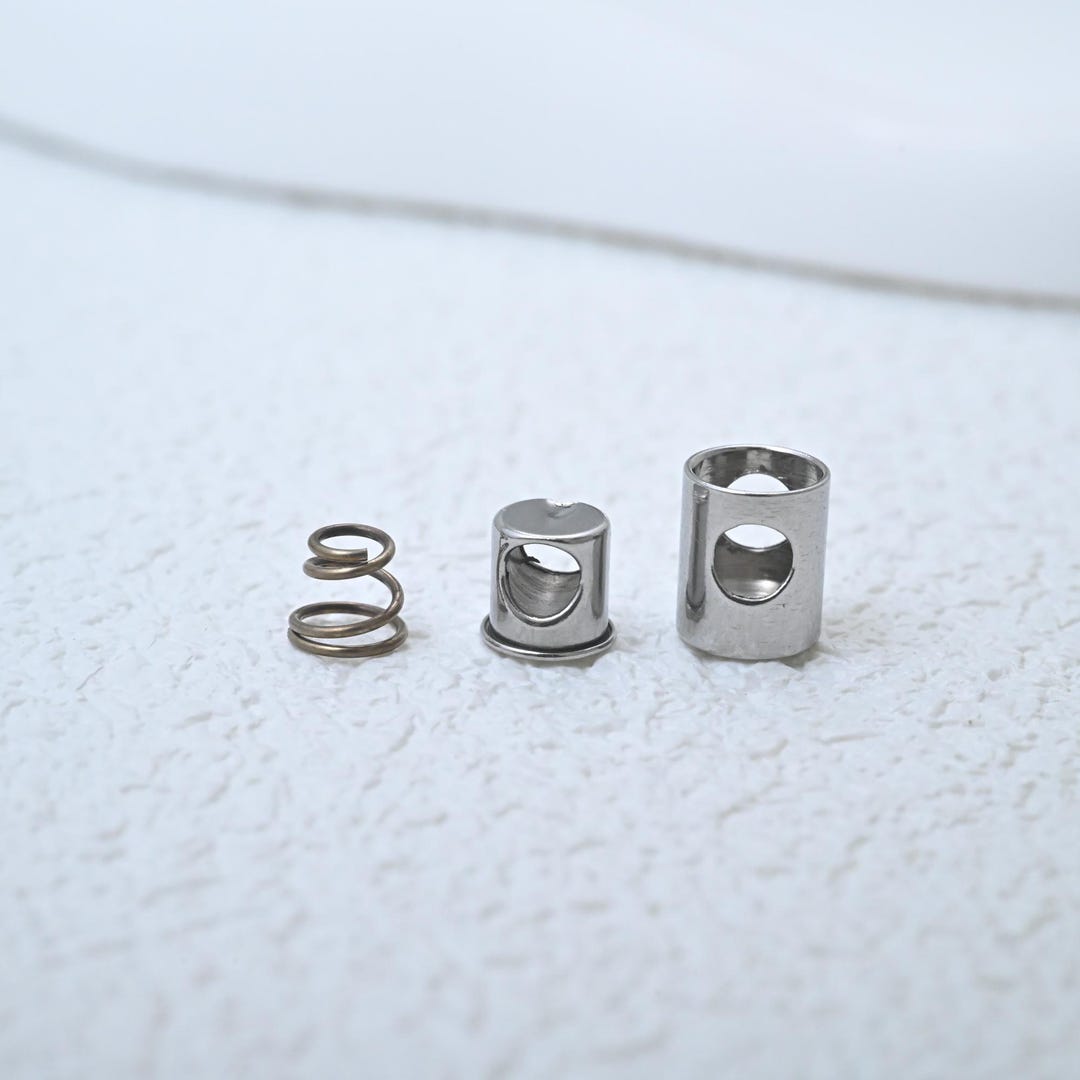 Stainless Steel Spring Cord Lock Stopper, Toggle Clip, Press Lock Clasp ...