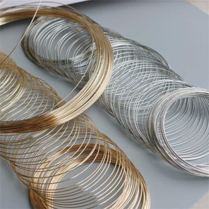 Legierung Memory, vergoldete Perlen, DIY Schmuckherstellung, Wrap Ringe