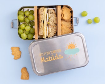 Lunch box children stainless steel, lunch box children, lunch box silver, gift children girls, lunch box stainless steel, lunch box kindergarten