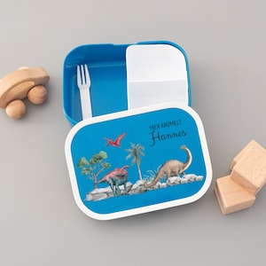 Brotdose Jungen, Brotdose Dinosaurier, Mepal Brotdose personalisiert, Brotdose personalisiert, Lunchbox, Vesperdose Kind