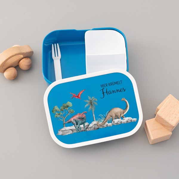 Brotdose Jungen, Brotdose Dinosaurier, Mepal Brotdose personalisiert, Brotdose personalisiert, Lunchbox, Vesperdose Kind