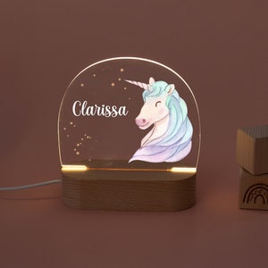 Unicorn night light, baby night light, personalized night light, birth gift, night light, unicorn night light, birth baby gift