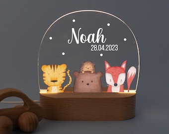 Babygeschenk Geburt, Nachtlicht, Nachtlicht Baby, Nachtlicht personalisiert, Taufgeschenk, Baby Geschenk, Geburt, Baby Lampe