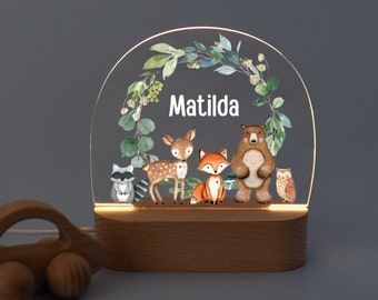 Luz de noche, regalo personalizado bebe, luz de noche personalizada, luz de noche bebe, bautizo, nacimiento, decoración habitación infantil