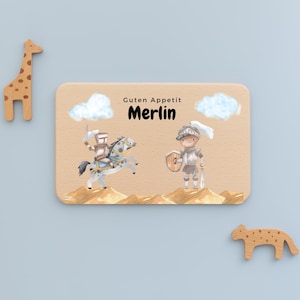 Geschenk Geburt Junge, Frühstücksbrett personalisiert Kinder, Brettchen Kinder, Brett Ritter, Weltraum, Ninja, Junge Geschenk