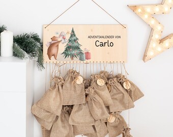 Adventskalender Baby, Adventskalender zum Befüllen, Adventskalender Kinder, Adventskalender personalisiert, Weihnachtskalender