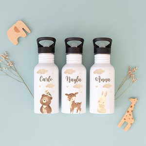 Drinking bottle children, drinking bottle personalized, drinking bottle with straw, drinking bottle personalized children, drinking bottle toddler