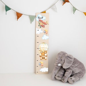 Messlatte Tiere, Messlatte Kinder, Messlatte personalisiert, Kindermesslatte, Maßstab Kinder, Holzmesslatte Kinder
