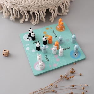 Board game personalized, Ludo, gift child 3 years, gift child 1 year, game personalized, Ludo children, Ludo personalized