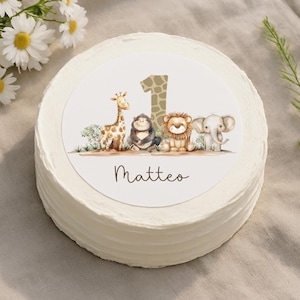 Decorazione per torta, decorazione per torta per bambini, compleanno bambini, decorazione per torta commestibile, immagine di torta, Wild One, decorazione per il 1° compleanno, decorazione per torta