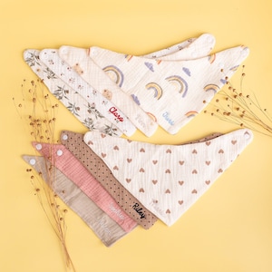 Baby scarf, personalized baby scarf, personalized baby scarf, children&#39;s scarves, baby triangular scarf, baby gift