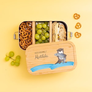 Brotdose Otter, Otter Baby, Baby Brotdose, Kinder Brotdose, Lunchbox, Brotdose Kinder Otter, Geschenke für Kinder, Versperdose