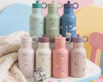 Trinkflasche Kinder, Trinkflasche, Trinkflasche personalisiert, Schulanfang, Kindergarten, Kindertrinkflasche, Trinkflasche Edelstahl Kind