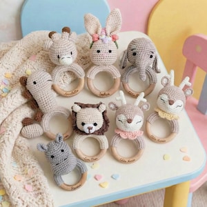 Kids Toys, Babygeschenk Geburt, Baby Greifling, Rassel, Personalisierte Babyrassel, Geschenk Geburt, Baby, Greifring, Babyparty